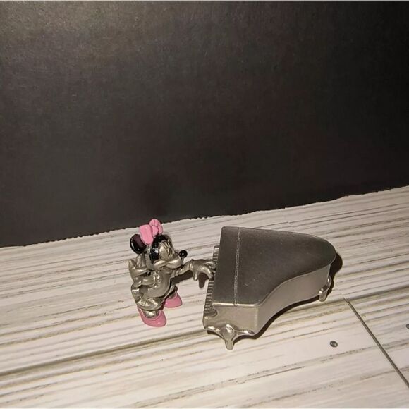 Hudson Fine Pewter Disney Minnie Mouse Playing Piano Figurine #5474 Made In USA - Picture 12 of 12